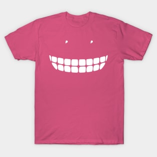 Floating Smile - in white T-Shirt